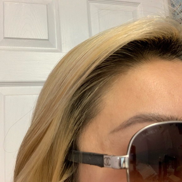 Chanel sunglasses, used condition, silver . - Picture 3 of 14